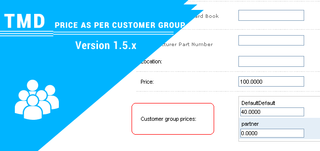 Price As Per Customer Group Module 1.5.x